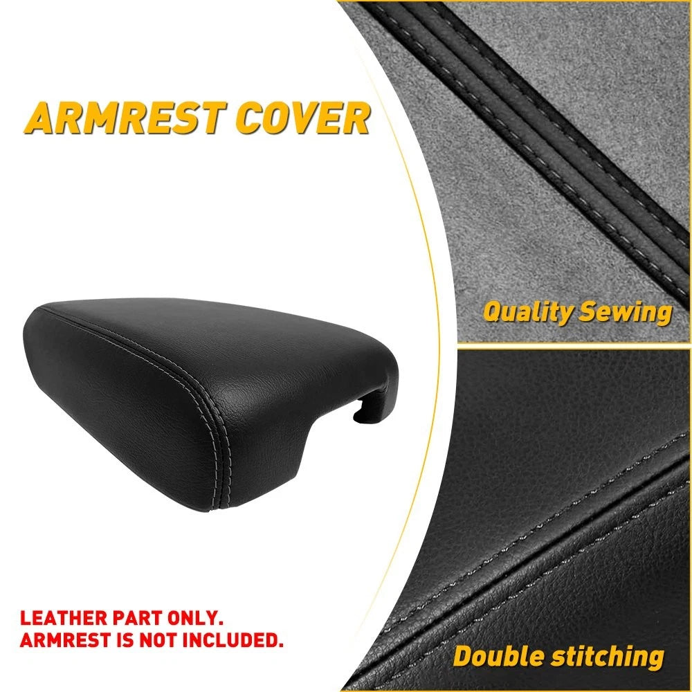 Console Lid Armrest Cover for Infiniti QX60/Nissan Pathfinder (2013–2020) Black EH