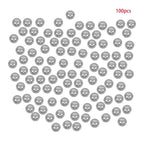 Set of 100 Chrome Steel Bearing Balls for Precision Applications