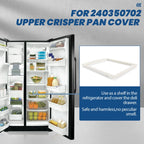 Refrigerator Upper Crisper Pan Cover for Crosley Frigidaire (240350702, AP2115959)