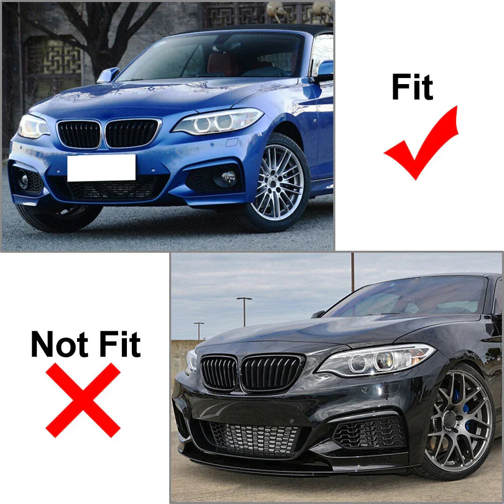 Fog Lamp Grill with Light Hole for BMW 2 Series F22 F23 M Sport (2014-2021)