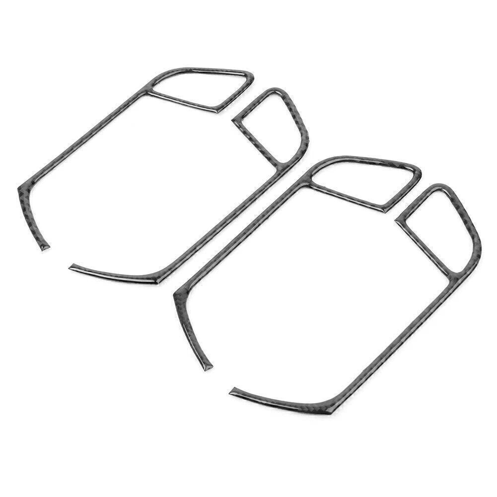 Set of 4 Carbon Fiber Door Handle Panel Trim for Audi A4 B8 (2009–2016)