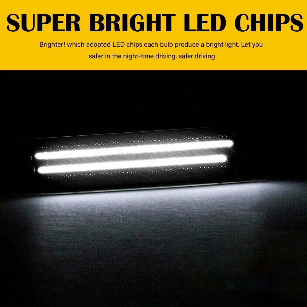 Smoke LED Strip Front Side Marker Lamps for Dodge Challenger (2008–2014)