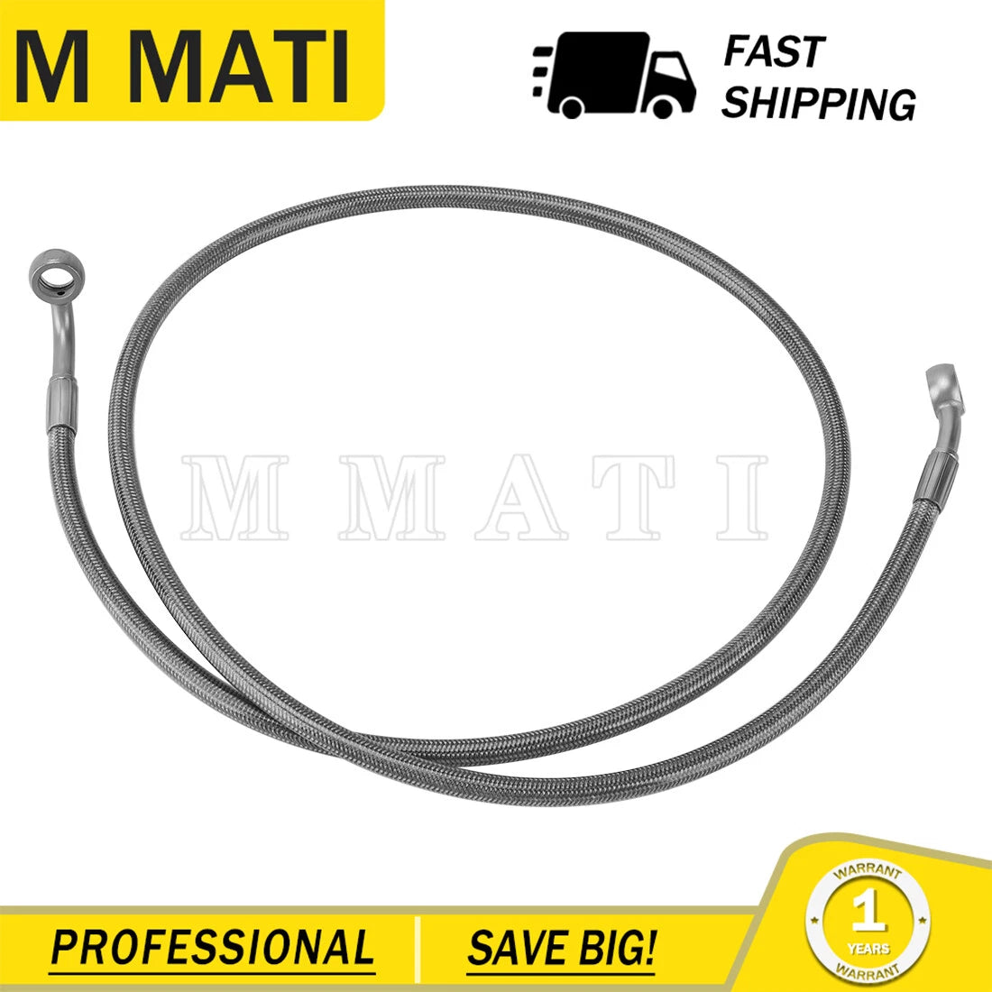 Front Right Brake Line for Polaris Ranger XP 900 1000 570 Crew XP Brutus