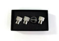 Valve Stem Caps Chrome Knurled with Logo for Jeep Wrangler (2018–2024)