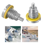 2X Magnetic Drain Screws with Gaskets for Mercury MerCruiser