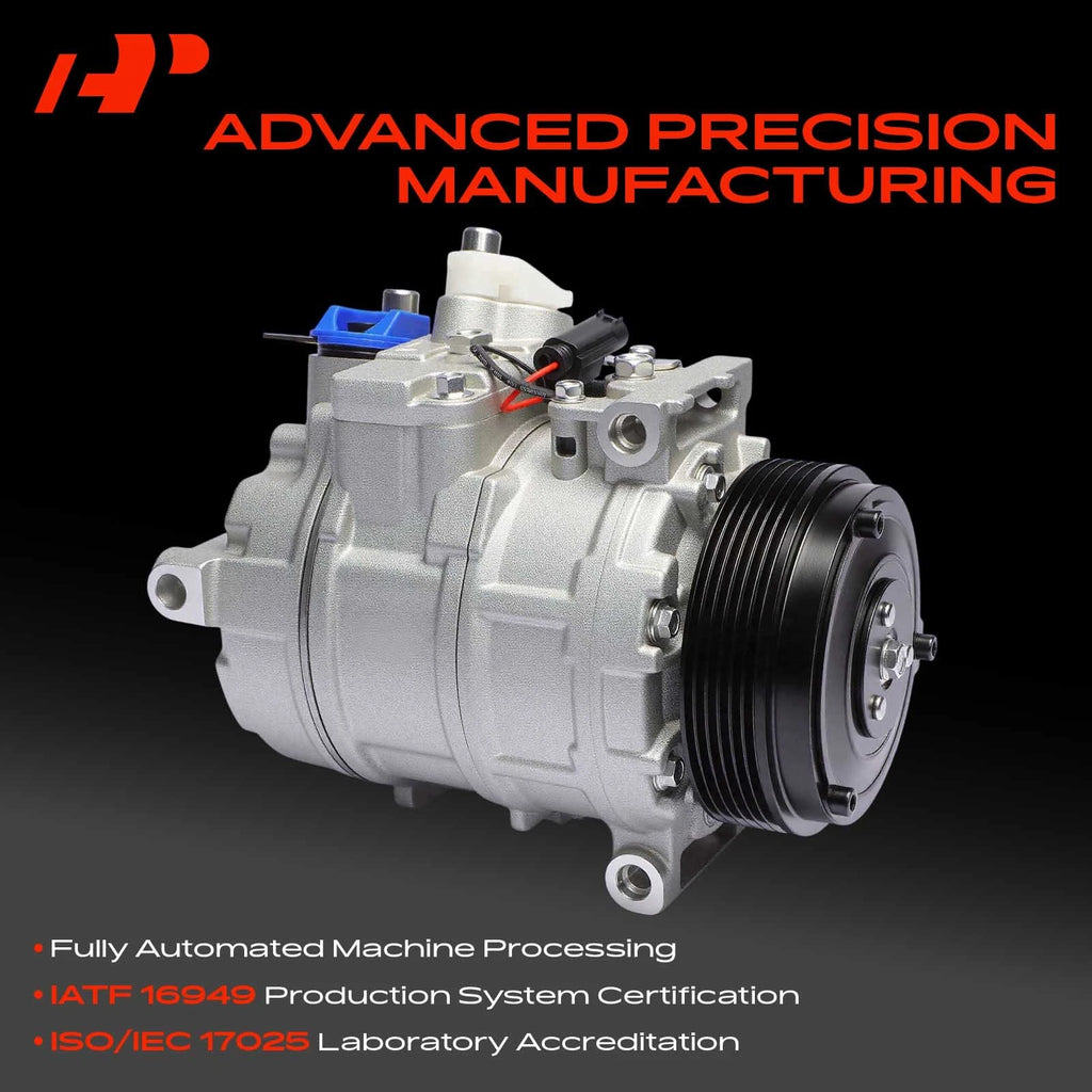 A/C Compressor with Clutch for Mercedes-Benz C-Class (2007-2015)