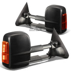 Set of 2 Power Heated LED Signal Light Towing Mirrors for GM GMTK2XX (2014–2020)