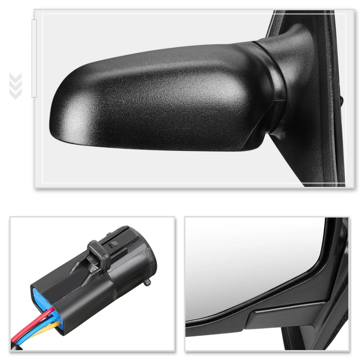 Powered Heated Side Door Mirror for Chevy Aveo (2007–2011)