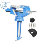 3-Inch Bench Vise with 360° Swivel Base for Universal Use