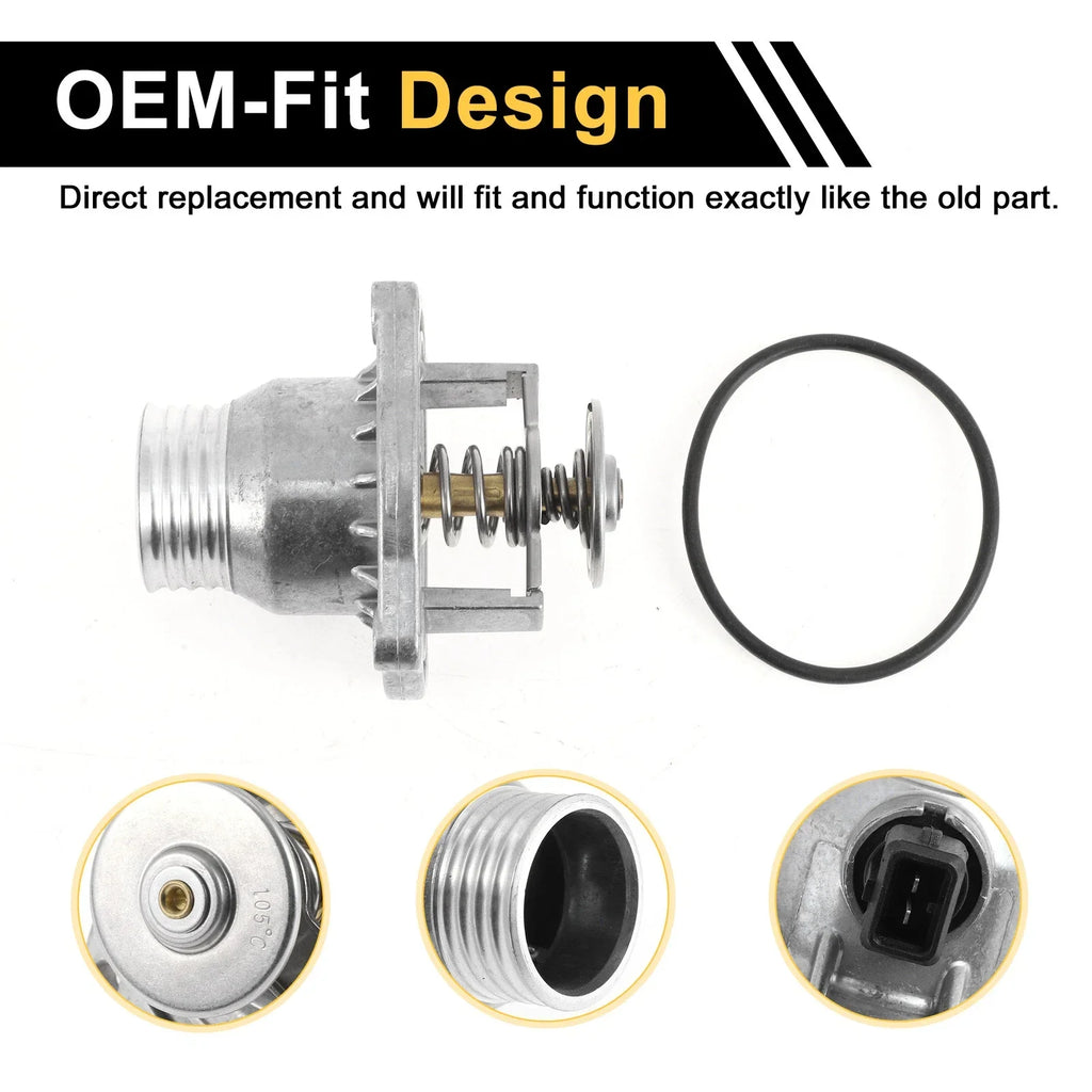 Engine Coolant Thermostat Housing Assembly for BMW 540i 740i (1997 - 1998)
