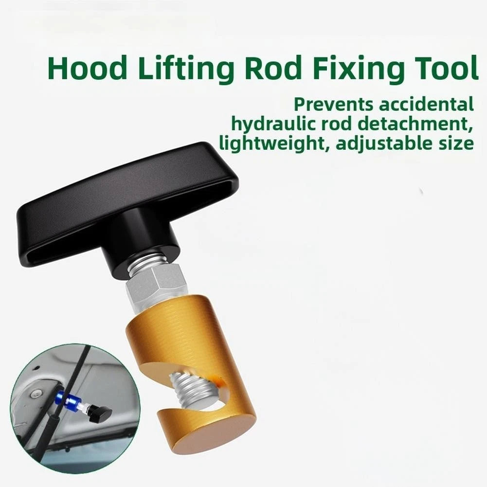 Hood Lift Rod Support Tool for Universal Cars (Adjustable Aluminum Alloy)