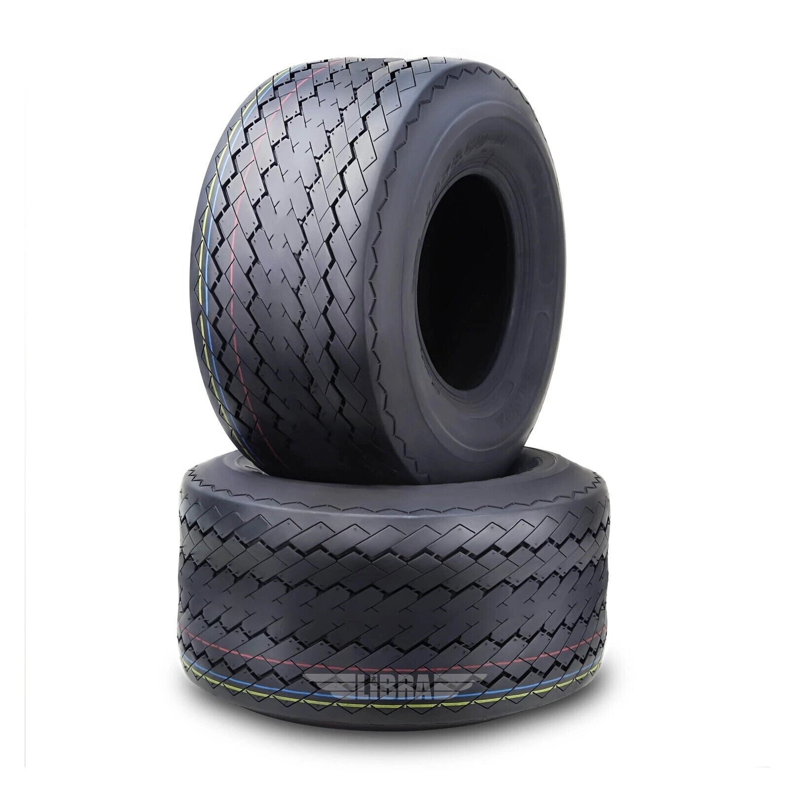 Set of 2 WANDA 18x8.5-8 Golf Cart ATV Tires 4 Ply - Part #14006