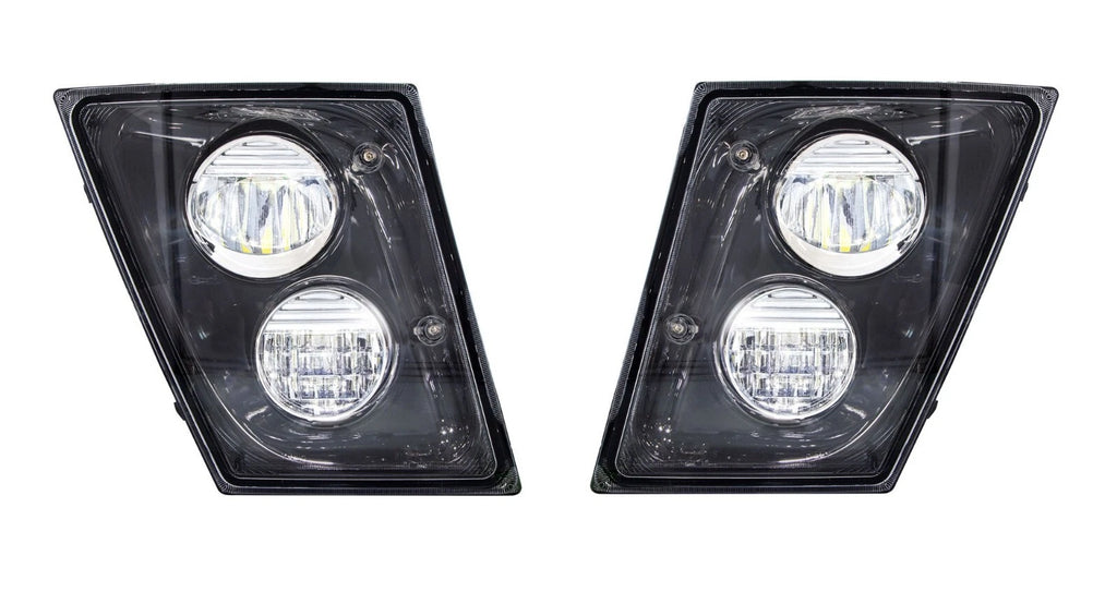 Left Right LED Driving Fog Lights Replacement for Volvo VNL (2003–2017)