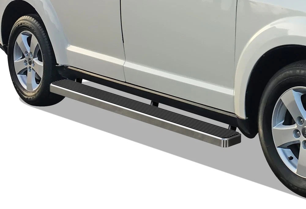 Running Boards 6" Silver for Dodge Journey (2009–2020)