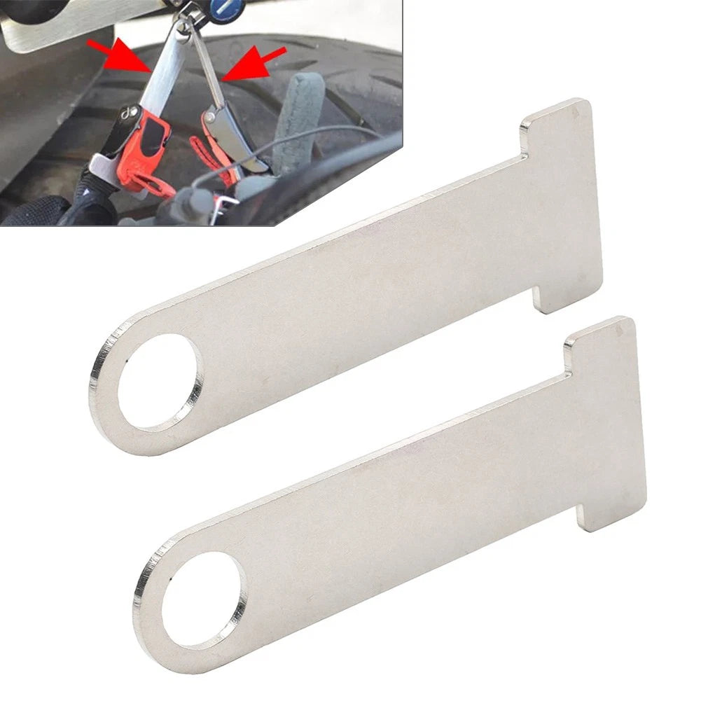 2X D-Ring Steel Lock Extensions for Universal Motorcycle Helmet