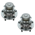 Set of 2 Rear Timken Wheel Bearing and Hub Kit for Eagle Dodge Chrysler (FWD)