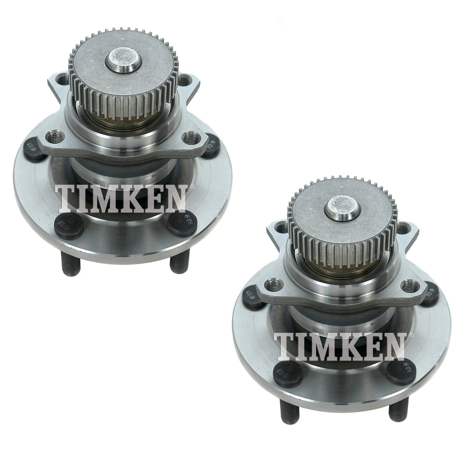 Set of 2 Rear Timken Wheel Bearing and Hub Kit for Eagle Dodge Chrysler (FWD)