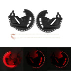 Brake Rotors Covers with Red LED Ring for Honda Goldwing 1800 (2001–2017)