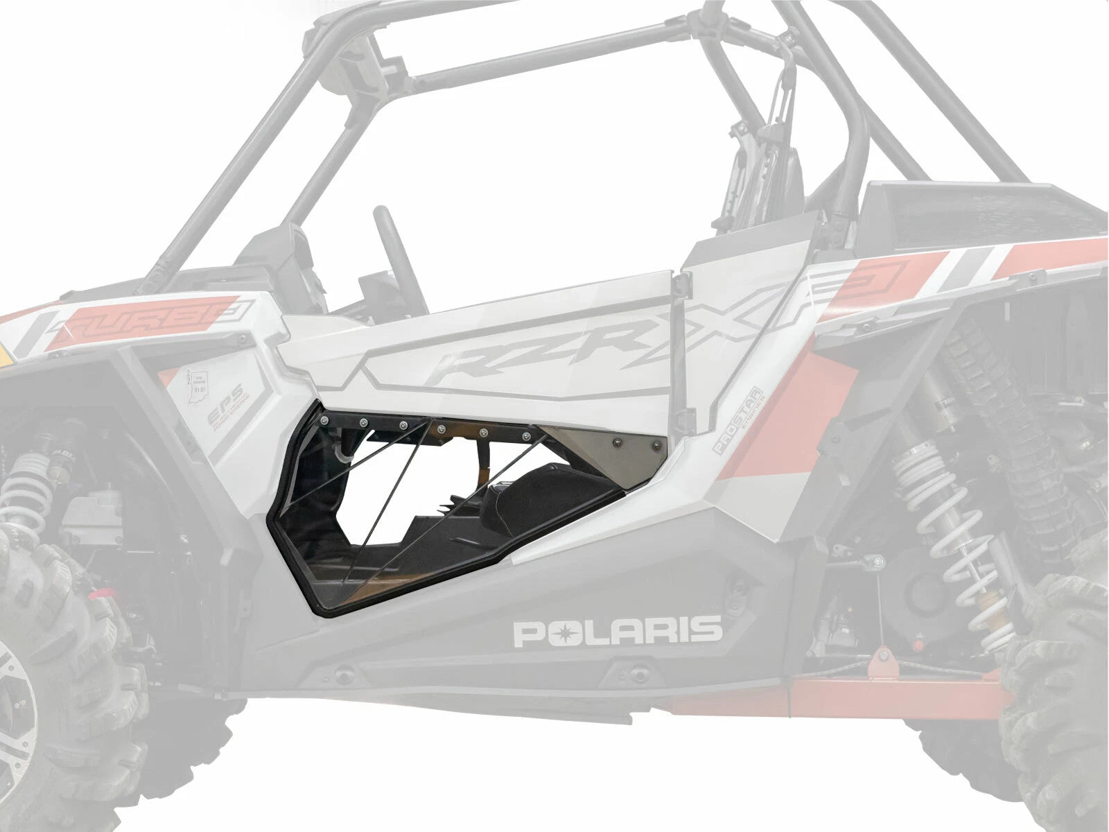 Clear Lower Doors for Polaris RZR XP 1000 (2014–2023) - Pair