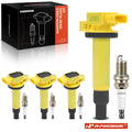 4x Ignition Coil & 4x Iridium Spark Plug for Toyota Prius Yaris Echo (2012â2015)