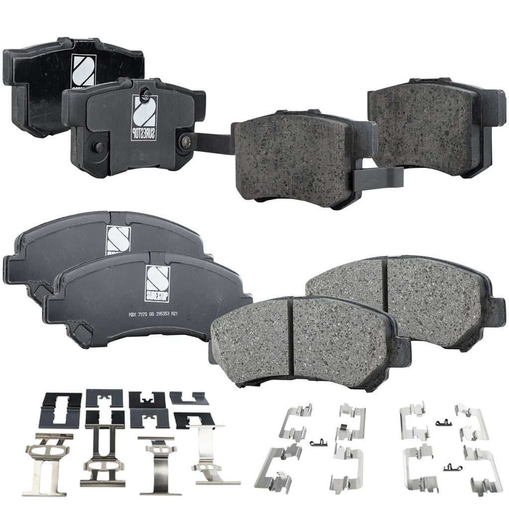 Brake Pad Set for Suzuki Kizashi (2010–2013) Front and Rear
