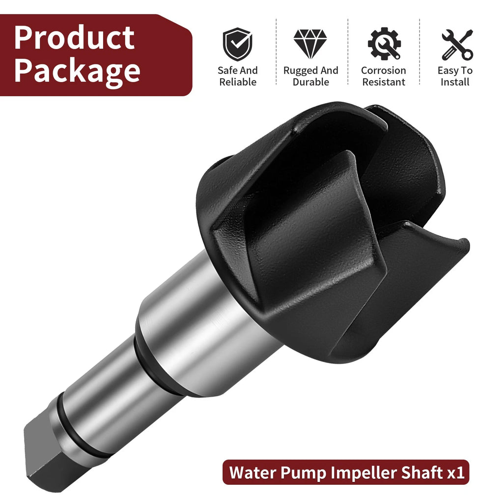 Water Pump Impeller & Shaft for Suzuki RM85 RM85L (2002–2023) 17491-02B4