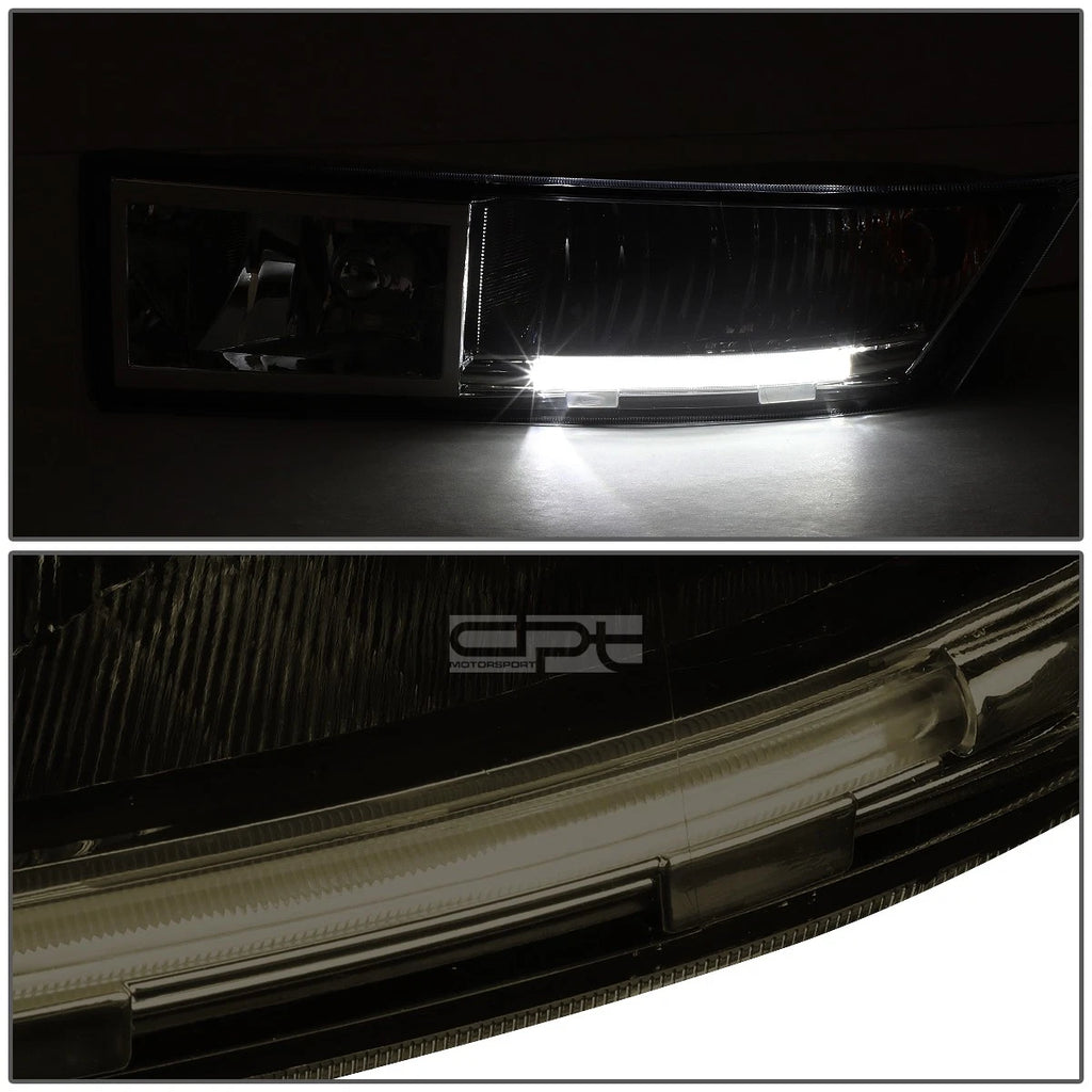 2X Built-In LED DRL Smoked Lens Bumper Fog Light for Escalade ESV/EXT (2007–2014)