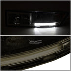2X Built-In LED DRL Smoked Lens Bumper Fog Light for Escalade ESV/EXT (2007–2014)