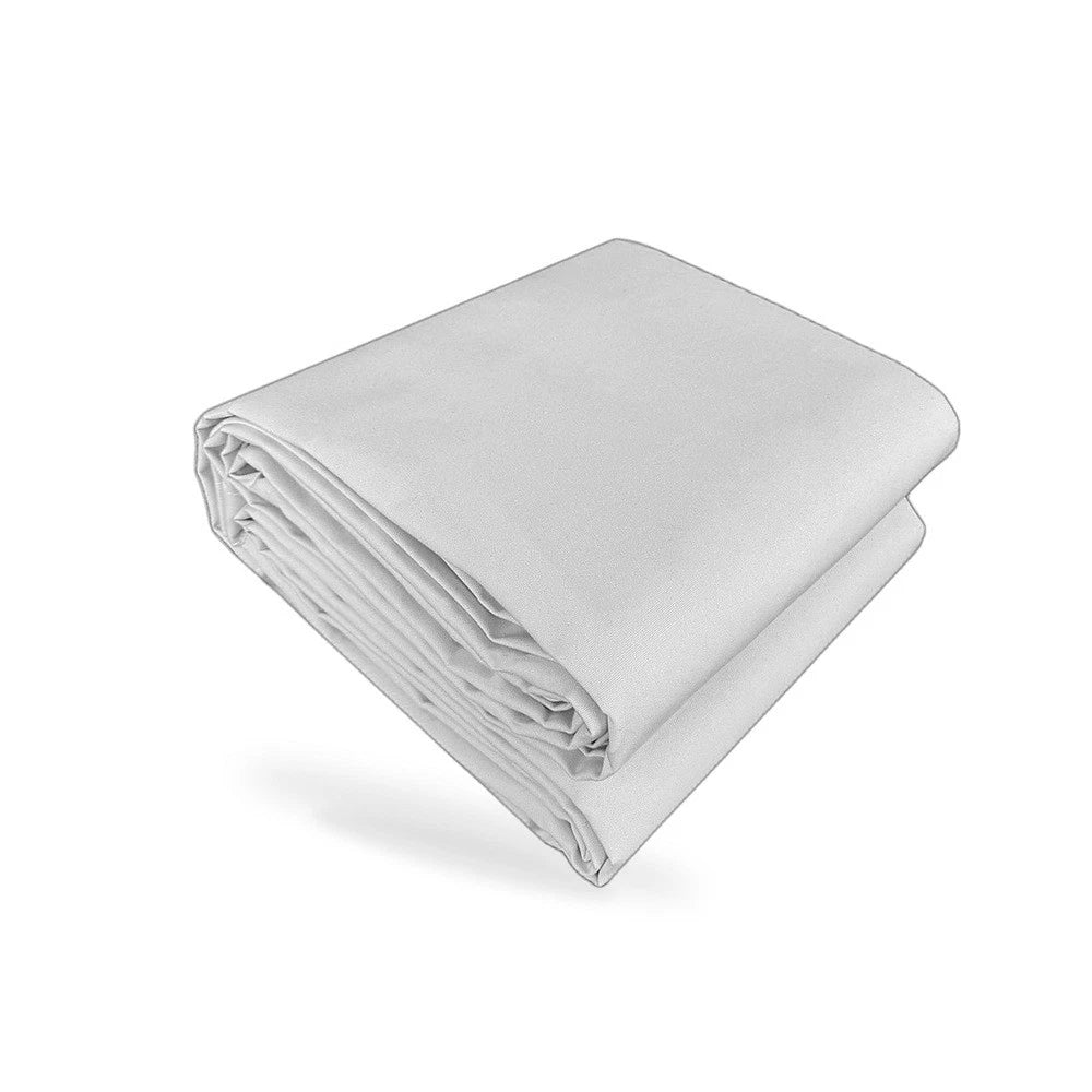 Heavy Duty White Canvas Tarp 300x400cm Waterproof UV Resistant