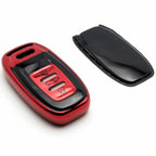 Remote Smart Key Fob Soft Holder Case Cover for Audi A3-A6, TT, S3-S6 (2010-2024)