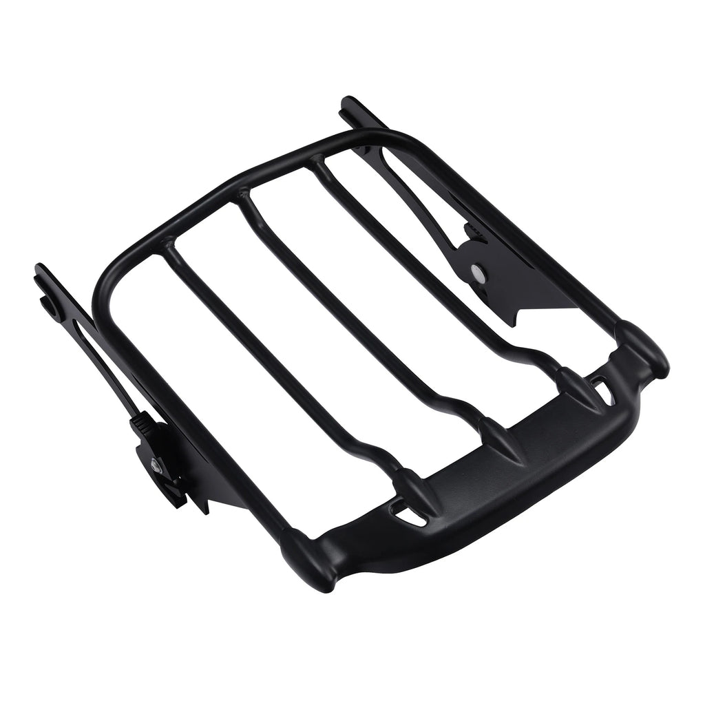 2X Black Detachable Luggage Rack for Harley Touring Electra Glide (2009–2025)
