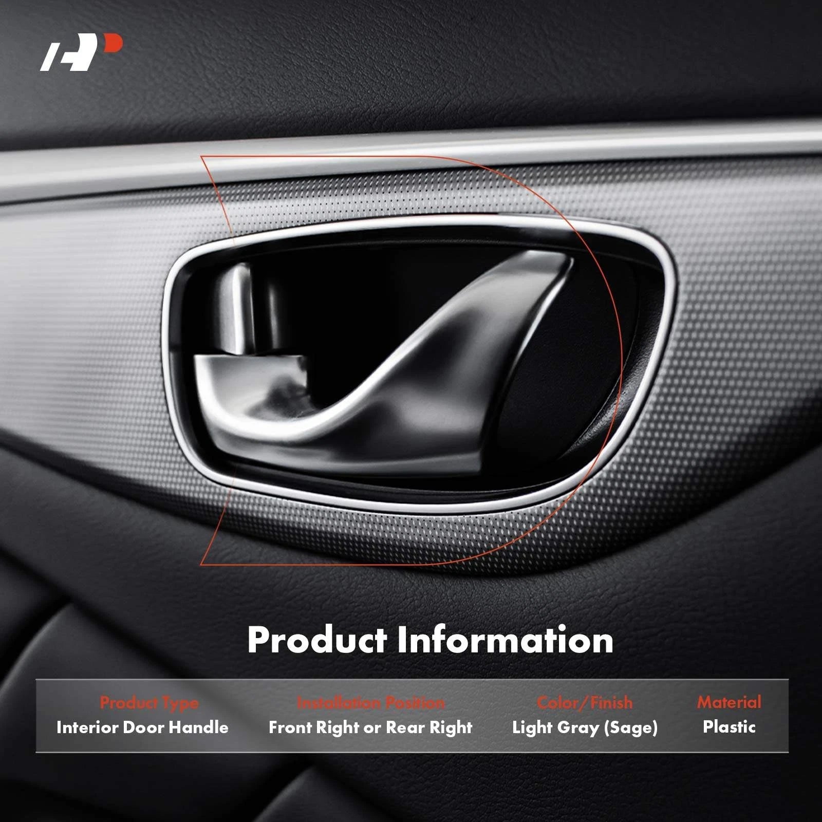 Interior Door Handle for Toyota Camry (1997–2001), Sienna (1998–2003)