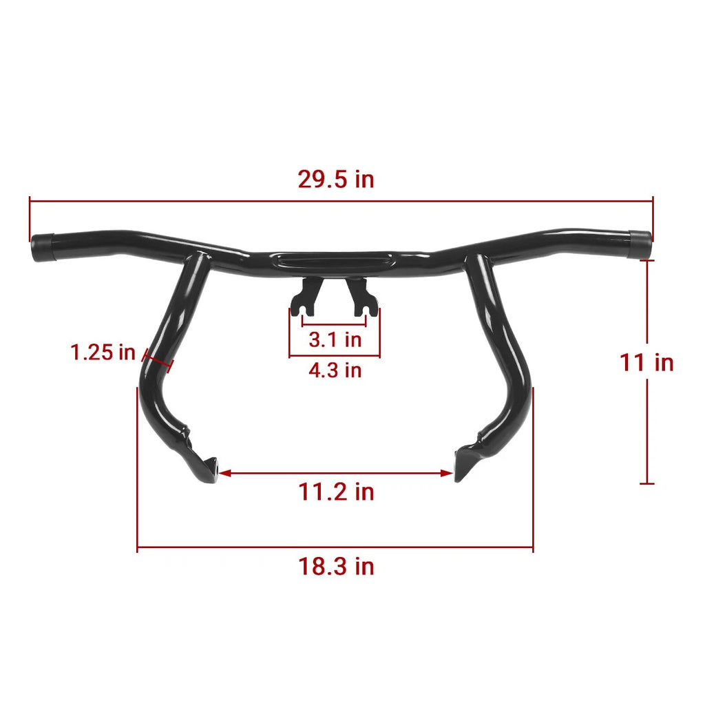Front Engine Guard Highway Crash Bar for Harley Touring Road King (2014–2023)