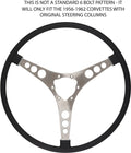 Steering Wheel Upgrade for 1956–1962 Chevy Corvette American Retro Black (15)