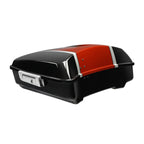 Chopped Trunk for Harley Touring (2014–Present) Sunset Orange/Sunset Black Fade