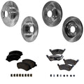Brake Disc and Ceramic Pad Kit for Dodge Grand Caravan (2001)