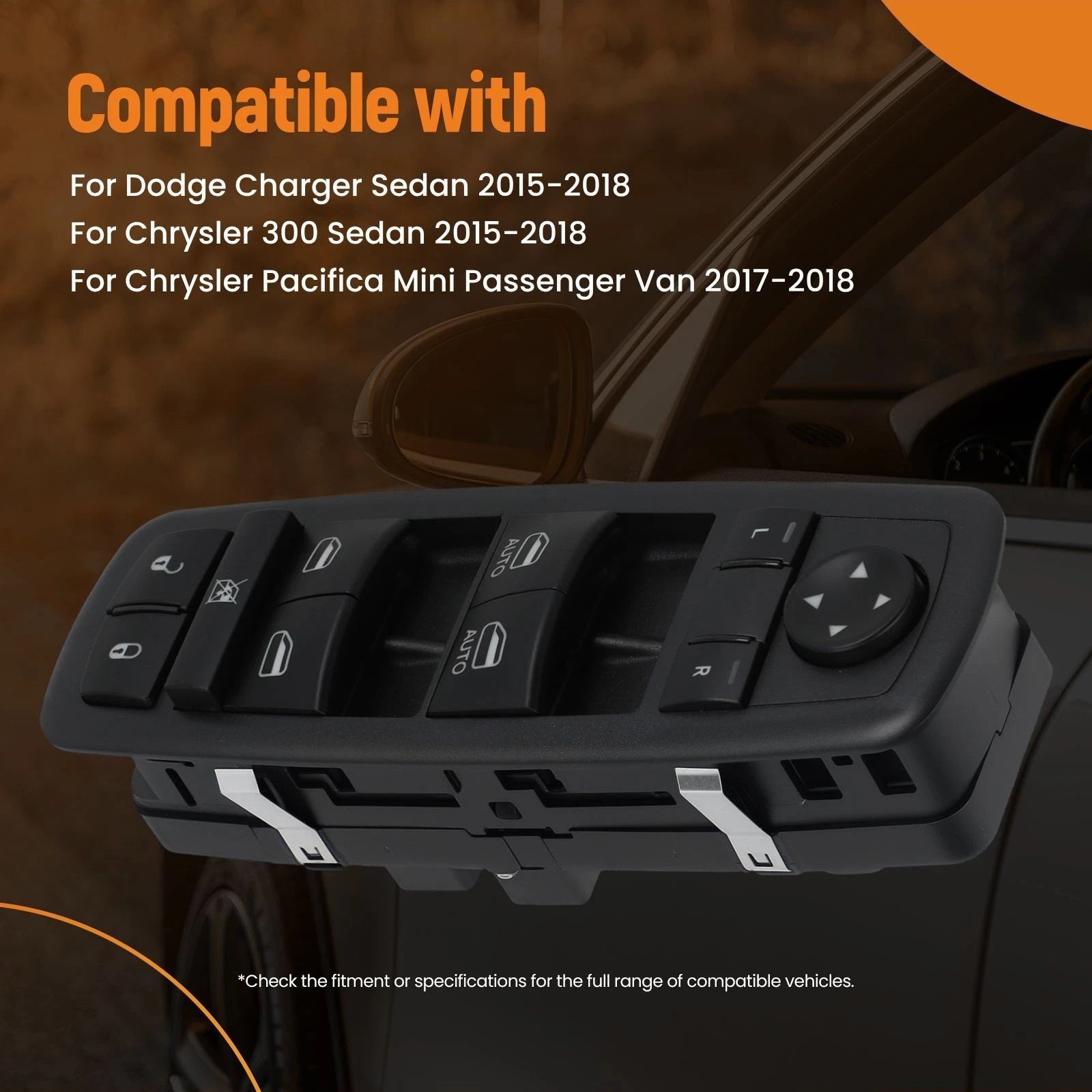 Control Switch Driver Side for Chrysler 300 (2015-2018)