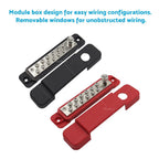 Power Distribution Block Bus Bar 12 Terminal for DC 48V Wiring