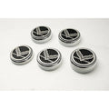 5pc Cap Covers w/Black C-Fiber Vinyl Grand Sport Inlay for 2016-2019 Corvette GS