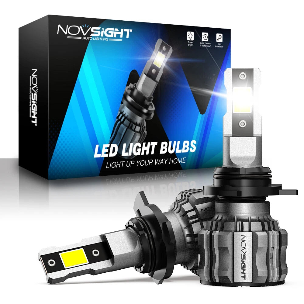 2X 9012 HIR2 LED Headlight Kit Bulb High/Low Beam for Vehicles