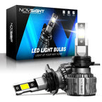 2X 9012 HIR2 LED Headlight Kit Bulb High/Low Beam for Vehicles