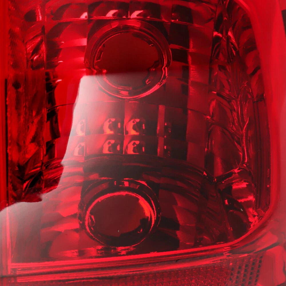 Passenger Side Tail Light for Toyota Hilux (2015–2020) Black Red