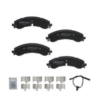 Set of 4 Front Brake Pads for Chevy Silverado 2500 3500 HD (2020–2024) P2250 D2250