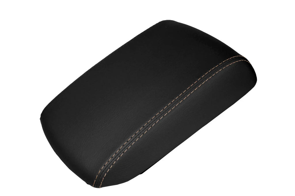 Armrest Cover for Mazda 3 (2003–2008) Leather Beige Stitch