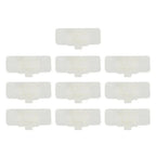 10 x Car Body Side Moulding Clips White for Mercedes Benz W124 W129 (1990-1996)