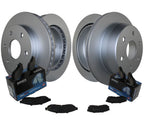 Front Rear Brake Kit Disc Rotors Akebono Ceramic Pads for Silverado Sierra 1500 (2007–2013)