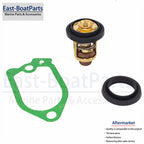Thermostat Kit for Yamaha 2 Stroke 25HP Outboard (6F5-12411, 18-3625, 61A-12414-A0)