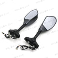 LED Turn Signal Side Mirrors for Honda CBR600 F4/F4i, Suzuki GSXR1000, 750, ZX9R
