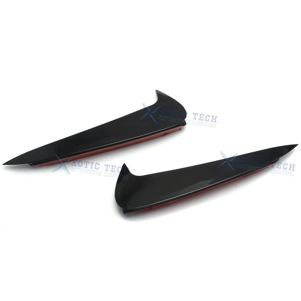 2pcs Glossy Black Rear Bumper Side Air Vent for Mercedes C-Class Coupe (2011-2021)
