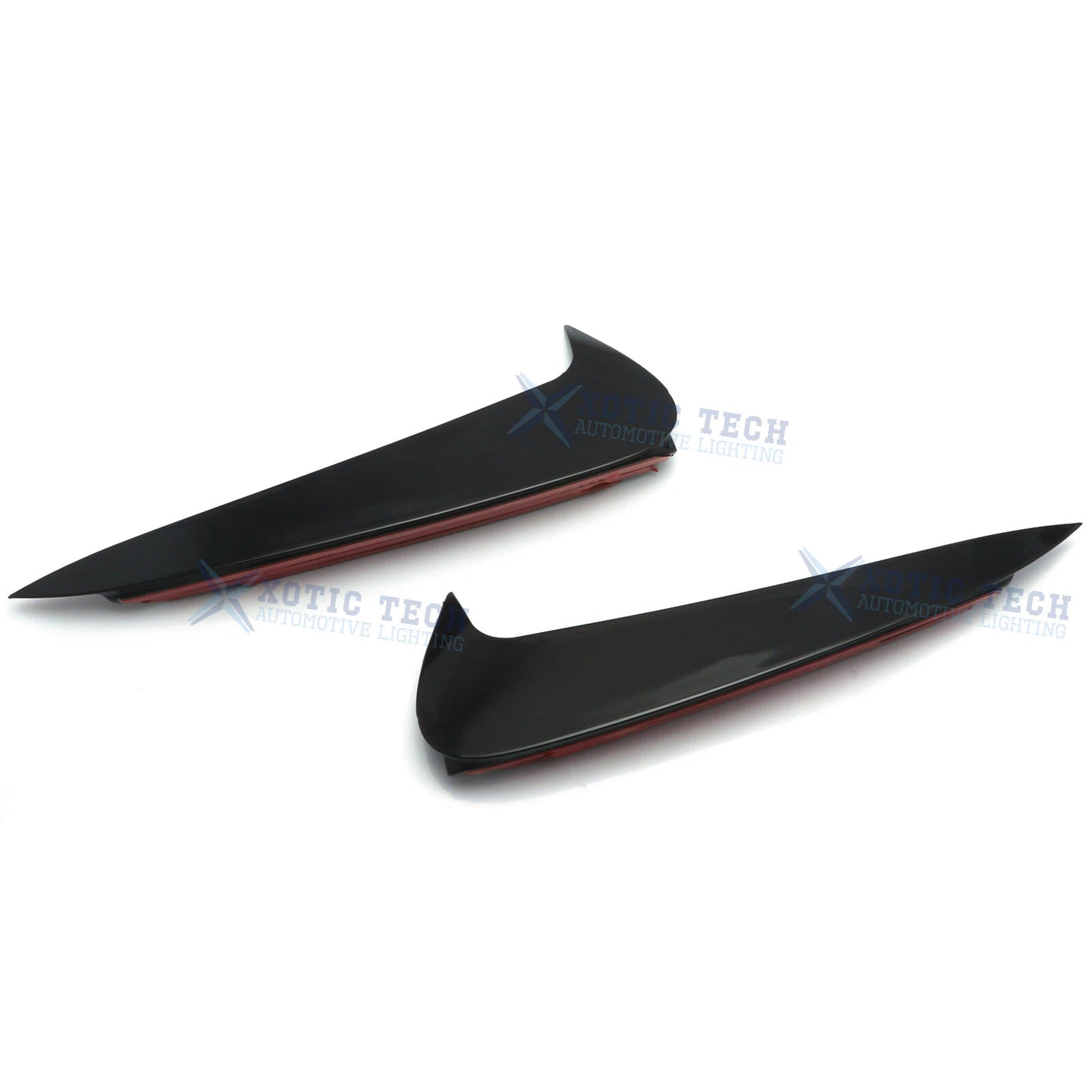 2pcs Glossy Black Rear Bumper Side Air Vent for Mercedes C-Class Coupe (2011-2021)